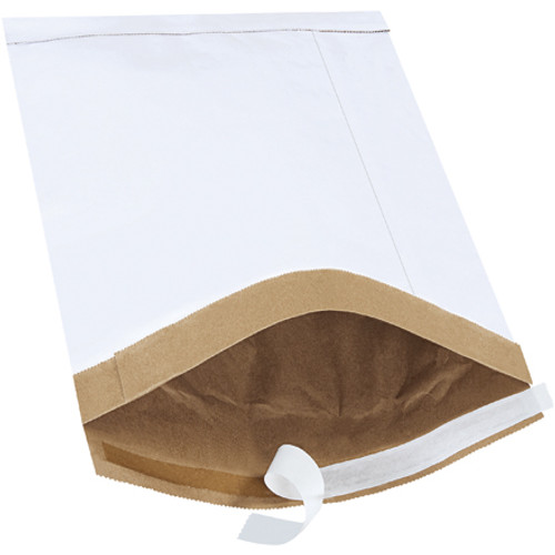 9 1/2 x 14 1/2" White #4 Self-Seal Padded Mailers (Case of 100)