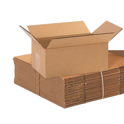 10"L x 6"W x 4"H Corrugated Box, 25-Pack