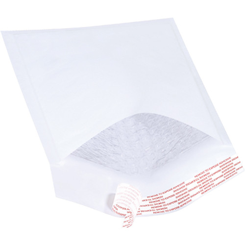 6 x 10" White (2 ) #0 Self-Seal Bubble Mailers (Case of 25)