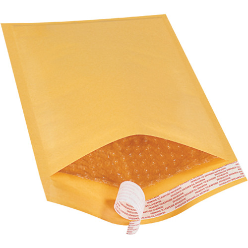 7 1/4 x 12" Kraft (2 ) #1 Self-Seal Bubble Mailers (Case of 25)