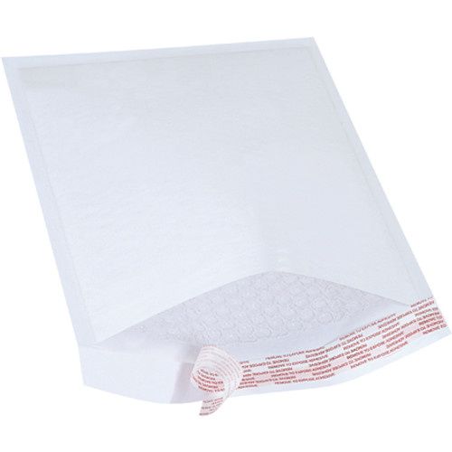 8 1/2 x 12" White #2 Self-Seal Bubble Mailers (Case of 100)