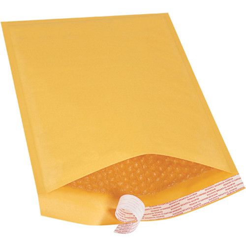 9 1/2 x 14 1/2" Kraft (2 ) #4 Self-Seal Bubble Mailers (Case of 25)