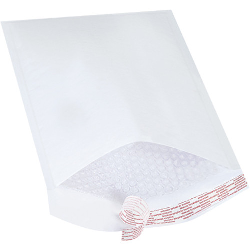 9 1/2 x 14 1/2" White #4 Self-Seal Bubble Mailers (Case of 100)