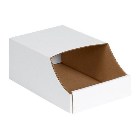8 x 12 x 4 1/2" Stackable Bin Boxes (Bundle of 50)
