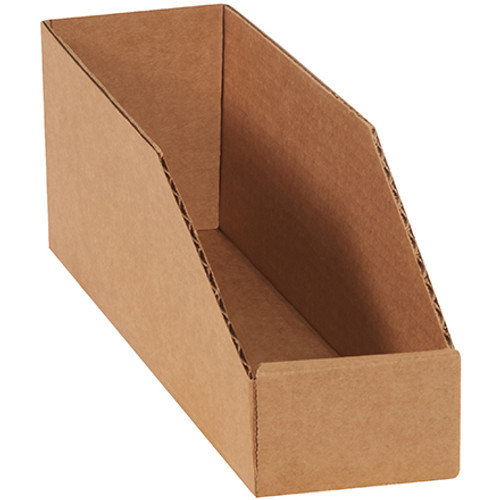 3 x 12 x 4-1/2" Kraft Bin Boxes (Bundle of 50)