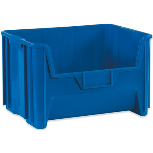 19 7/8 x 15 1/4 x 12 7/16" Blue Giant Stackable Bins (Case of 3)