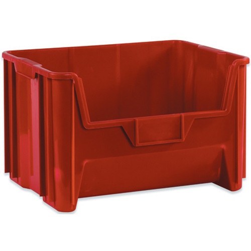 19 7/8 x 15 1/4 x 12 7/16" Red Giant Stackable Bins (Case of 3)