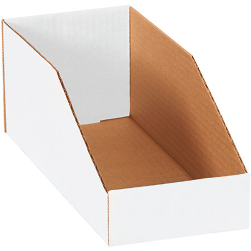 5 x 12 x 4 1/2" White Bin Boxes (Bundle of 50)