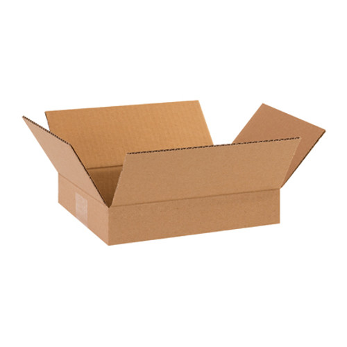 11 1/4 x 8 3/4 x 2 3/4" Flat Corrugated Boxes (Bundle of 25)