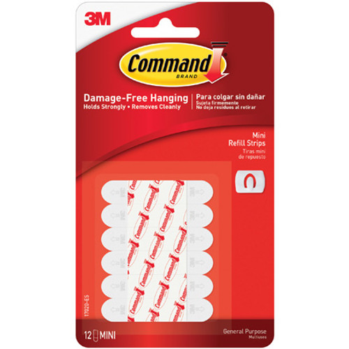 Command Refill Strips - Mini 17020 (Case of 6)