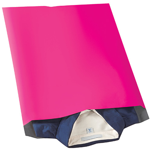 14 1/2 x 19" Pink Poly Mailers (Case of 100)