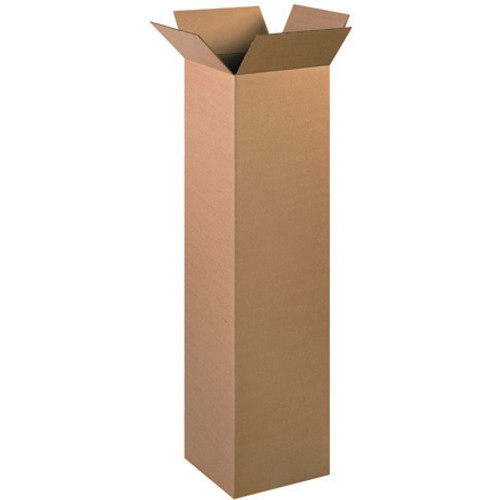 12"L x 12"W x 52"H Tall Corrugated Box, 15-Pack