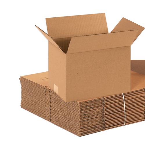 12"L x 8"W x 8"H Corrugated Box, 25-Pack