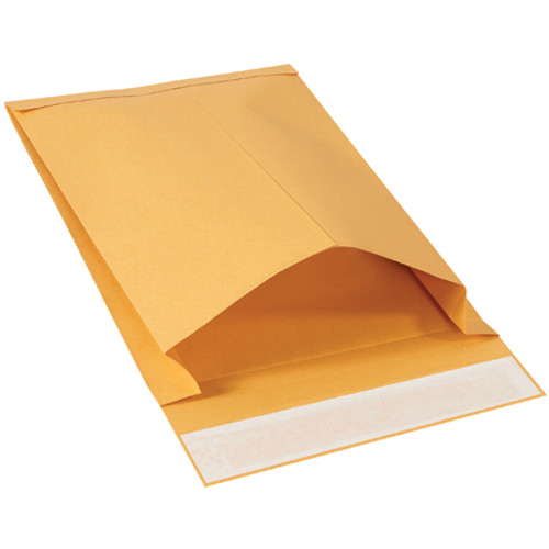 9 1/2 x 13 x 2" Kraft Expandable Self-Seal Envelopes (Case of 250)