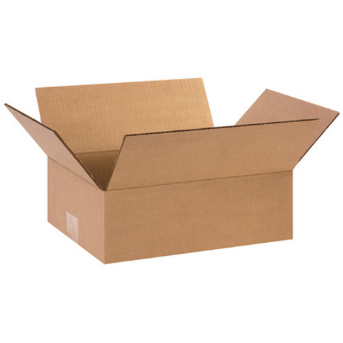 13 x 9 x 4" Flat Corrugated Boxes (Bundle of 25)