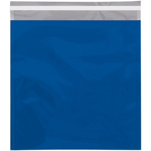 10 3/4 x 13" Blue Metallic Glamour Mailers (Case of 250)