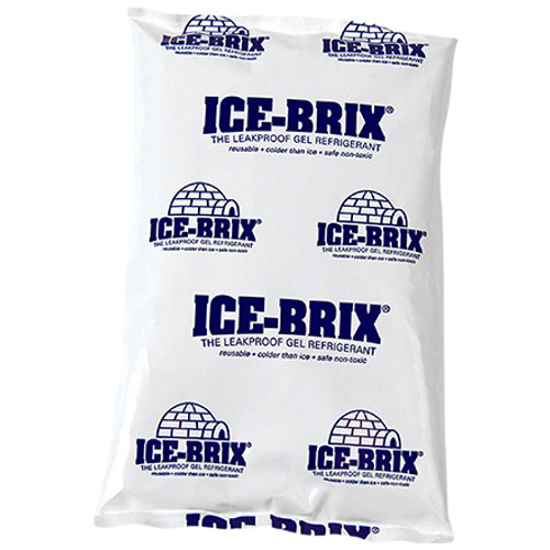 5 1/2 x 4 x 3/4" - 6 oz. Ice-Brix Cold Packs (Case of 48)