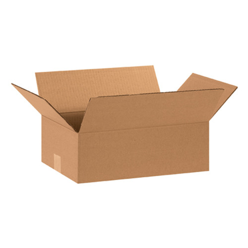 15 x 10 x 5" Flat Corrugated Boxes (Bundle of 25)