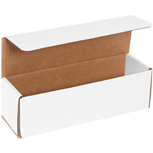 10 x 3 x 3" White Corrugated Mailers (Bundle of 50)