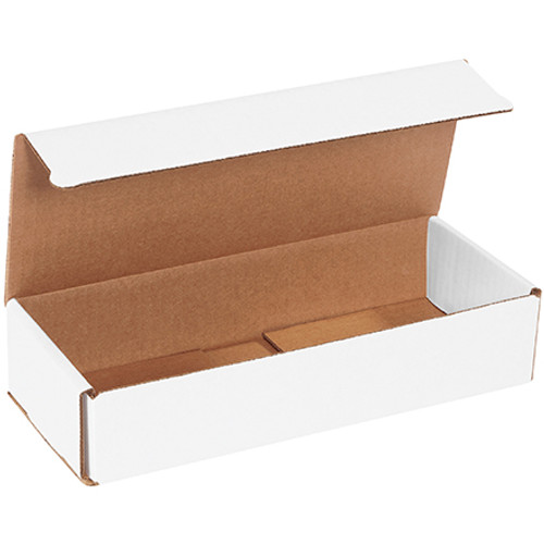 10 x 4 x 2" White Corrugated Mailers (Bundle of 50) 10 x 4 x 2" White Corrugated Mailers (Bundle of 50)