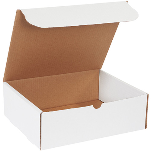 11 3/4 x 10 3/4 x 4" White Literature Mailers (Bundle of 50)