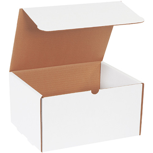 11 1/8 x 8 3/4 x 6" White Literature Mailers (Bundle of 50)