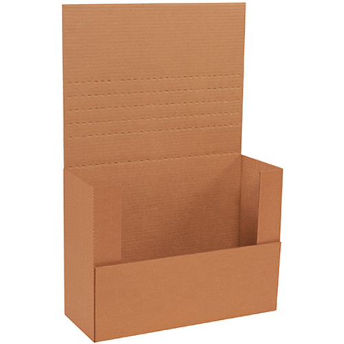 15 x 11 1/8 x 6" Kraft Easy-Fold Mailers (Bundle of 50)