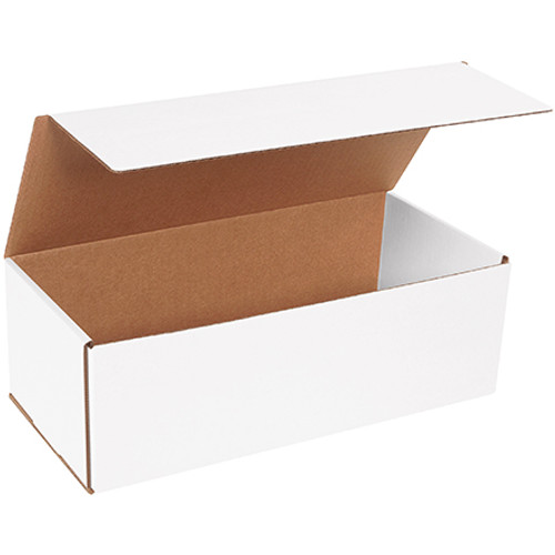 15 x 7 x 5" White Corrugated Mailers (Bundle of 50)