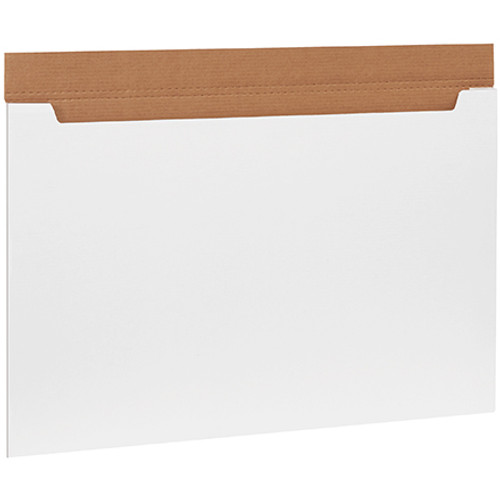 36 x 24 x 1/4" White Jumbo Fold-Over Mailers (Bundle of 20)