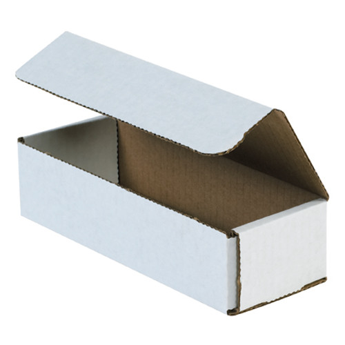 8 x 2 x 2" White Corrugated Mailers (Bundle of 50)