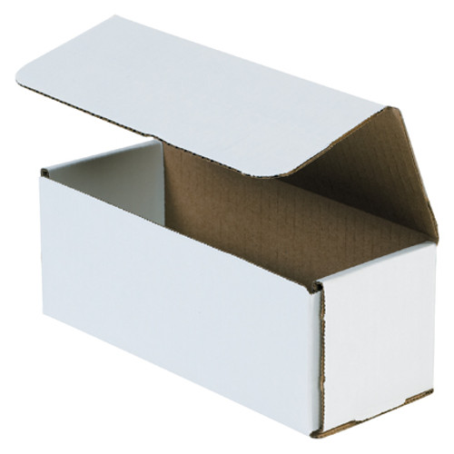 8 x 3 x 3" White Corrugated Mailers (Bundle of 50)