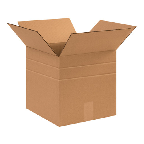 12 x 12 x 12" Multi-Depth Corrugated Boxes (Bundle of 25)