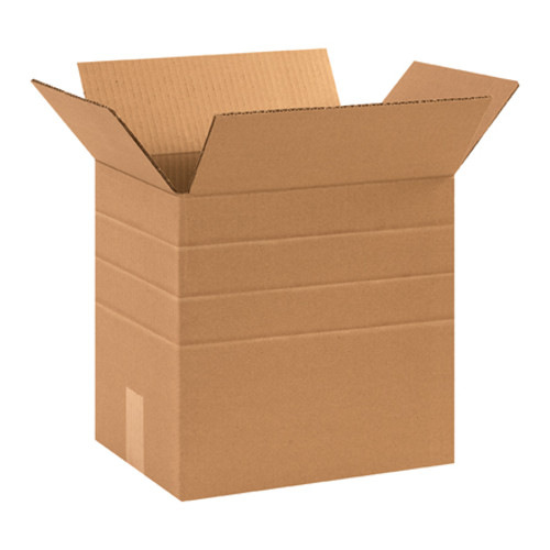 13 1/4 x 10 1/4 x 12" Multi-Depth Corrugated Boxes (Bundle of 25)