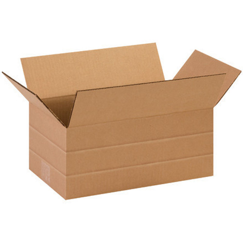 14 x 8 x 6" Multi-Depth Corrugated Boxes (Bundle of 25)