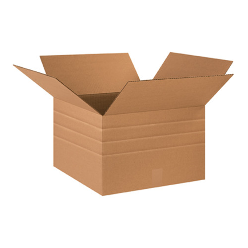 18 x 18 x 12" Multi-Depth Corrugated Boxes (Bundle of 20)