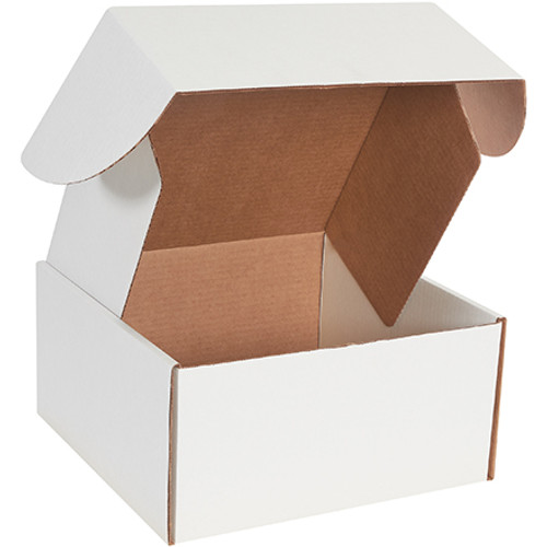 12 x 12 x 6" White Deluxe Literature Mailers (Bundle of 50)