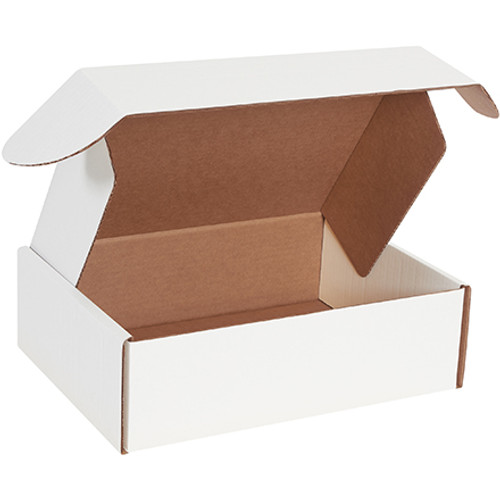 13 x 10 x 4" White Deluxe Literature Mailers (Bundle of 50)