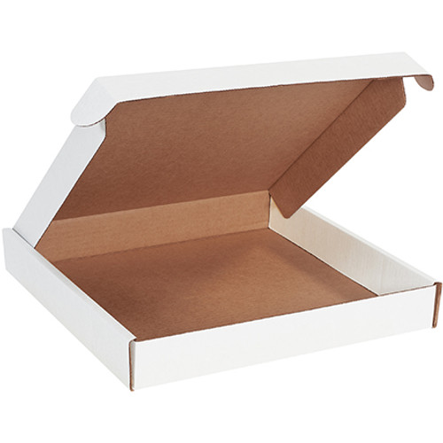 14 x 14 x 2" White Deluxe Literature Mailers (Bundle of 50)