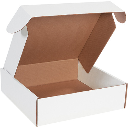 14 x 14 x 4" White Deluxe Literature Mailers (Bundle of 50)