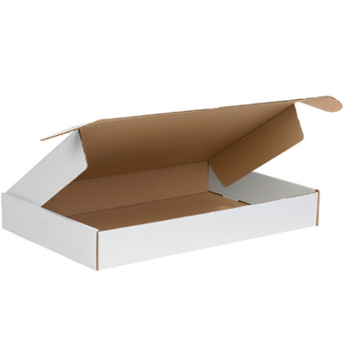 18 x 12 x 2" White Deluxe Literature Mailers (Bundle of 50)