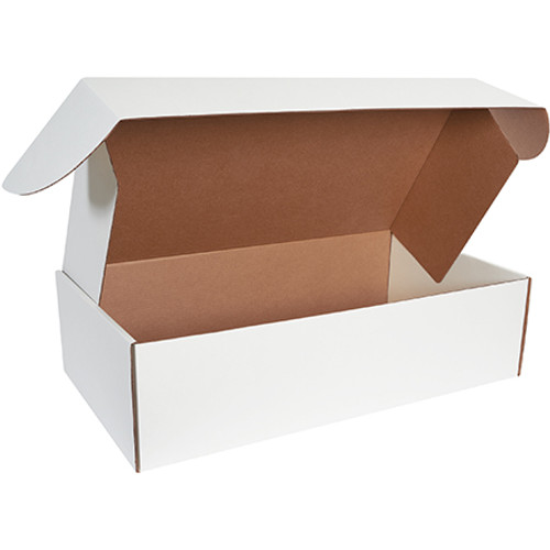 30 x 17 x 8" White Deluxe Literature Mailers (Bundle of 25)