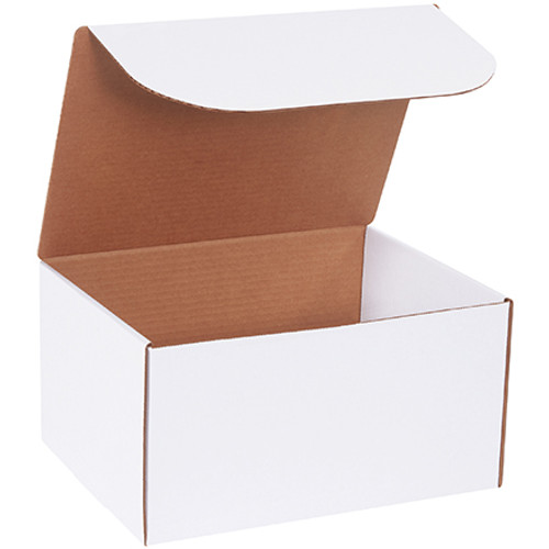 12 1/8 x 9 1/4 x 6 1/2" White Literature Mailers (Bundle of 50)