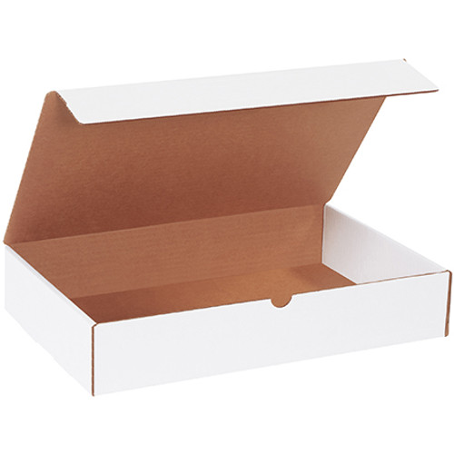 16 x 10 x 3" White Literature Mailers (Bundle of 50)