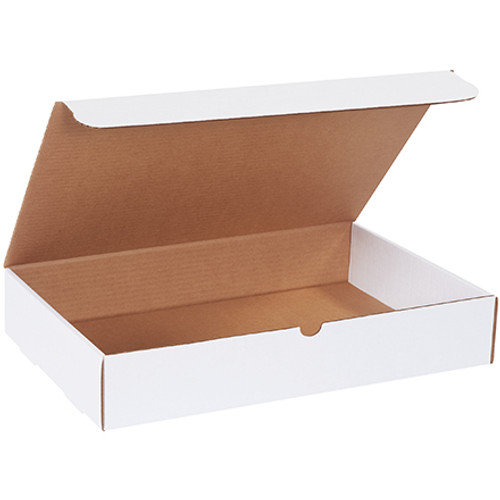 18 x 12 x 3" White Literature Mailer (Bundle of 25)