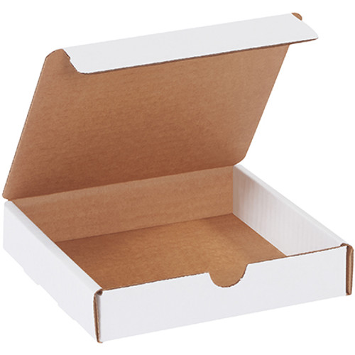 6 x 6 x 1 1/4" White Literature Mailers (Bundle of 50)