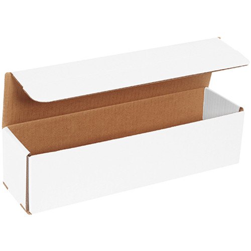 13 1/2 x 3 1/2 x 3 1/2" White Corrugated Mailers (Bundle of 50) 13 1/2 x 3 1/2 x 3 1/2" White Corrugated Mailers (Bundle of 50)