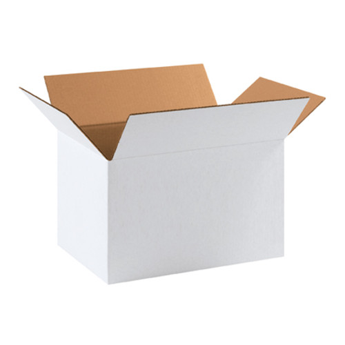 17 1/4 x 11 1/4 x 10" White Corrugated Boxes (Bundle of 25)