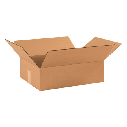 17 x 13 x 5" Flat Corrugated Boxes (Bundle of 25)