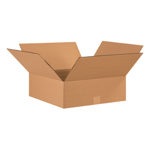 17 x 17 x 6" Flat Corrugated Boxes (Bundle of 20)