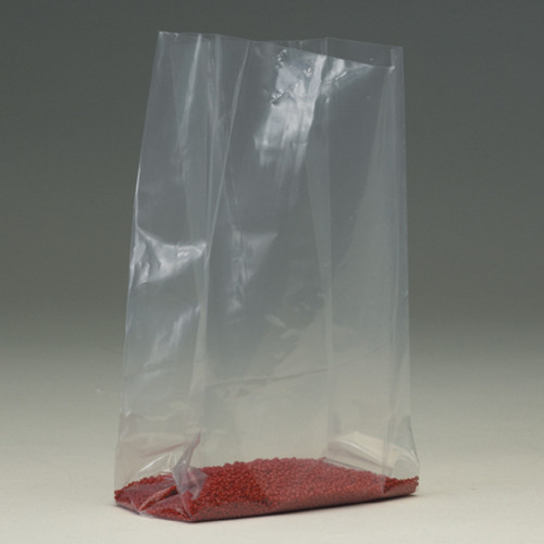 3 x 2 x 8" - 2 Mil Gusseted Poly Bags (Case of 1000)